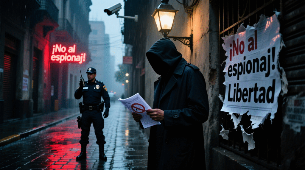 espionaje contra opositores y “protestantes” es policiaco