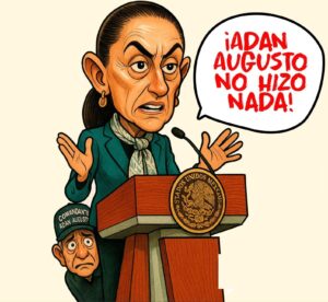 ADAN AUGUSTO no hizo nada dice sheimbaum