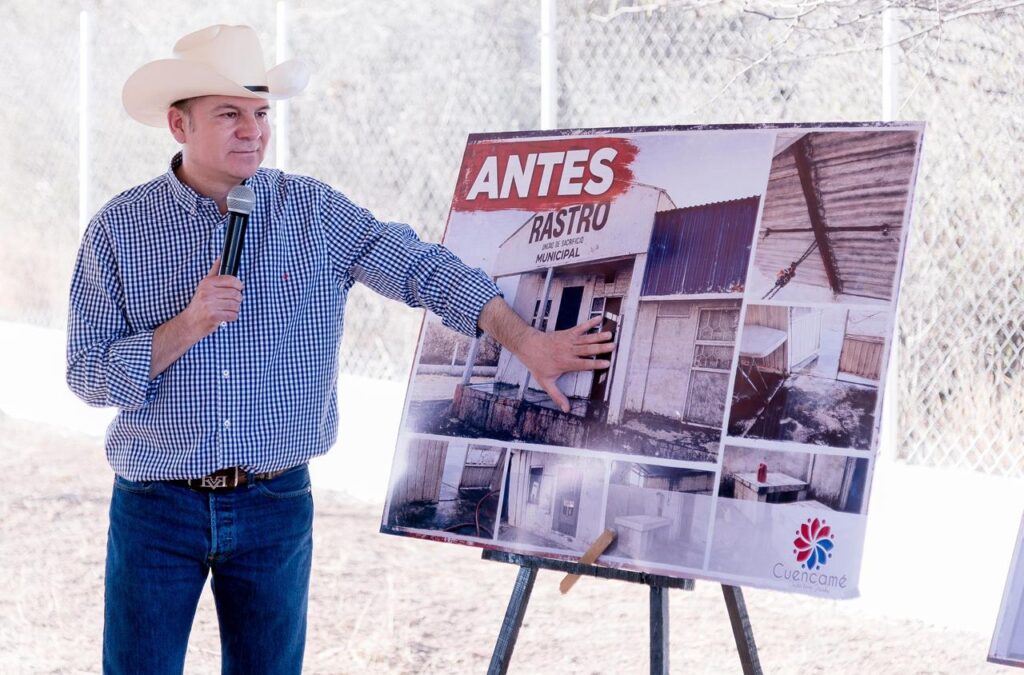 En equipo, Esteban Villegas y Edith Orozco renuevan el rastro municipal para garantizar carne más higiénica y segura en Cuencamé (3)