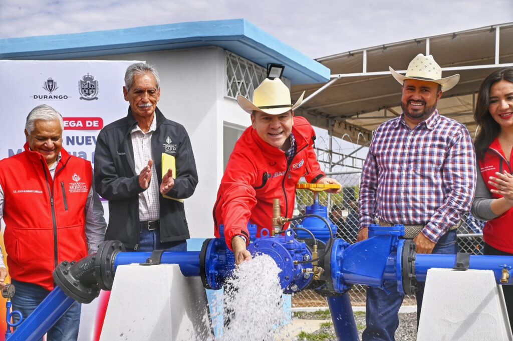 Esteban pone en marcha nuevo pozo en Francisco I. Madero y lleva obras por más de 8.2 millones a Pánuco de Coronado (1)