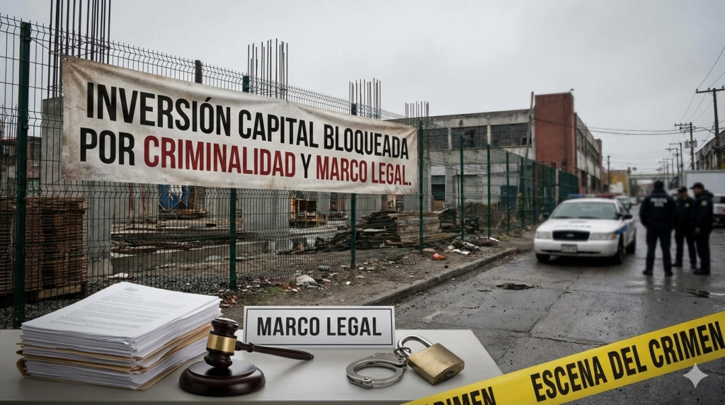 criminalidad y marco legal impiden colocar más capitales