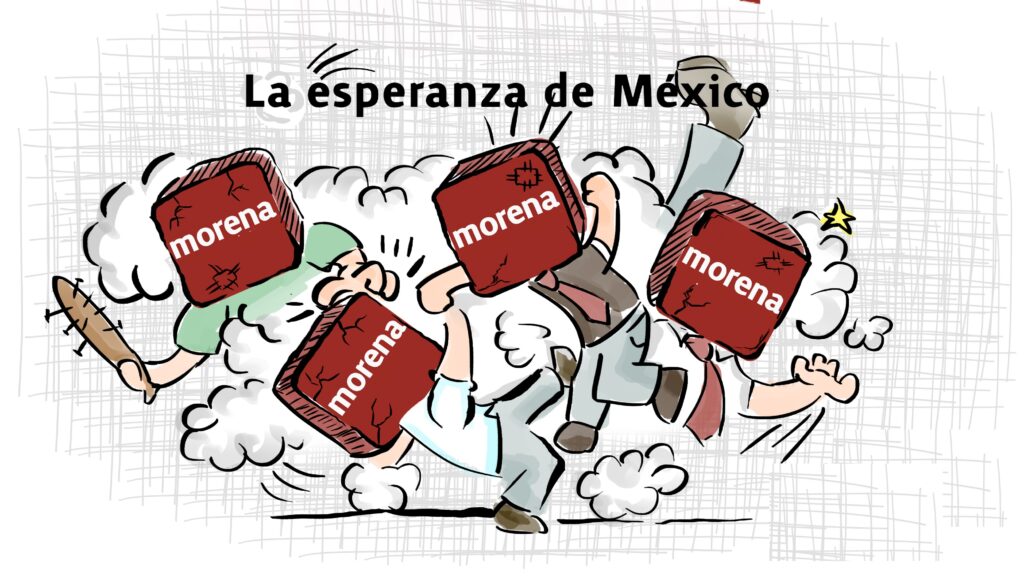 guerra en morena