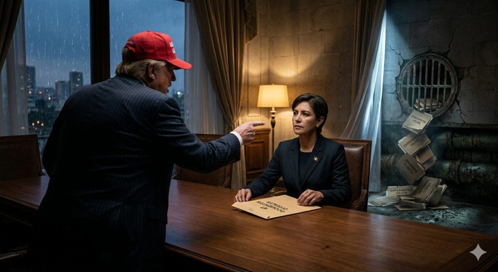 4T puesta para extorsión de Trump a menos que destapen cloaca 1
