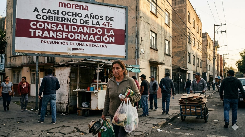 A casi ocho años de gobierno 4T presume autocracia empobrecedora