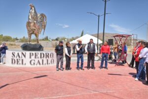 Esteban inaugura nuevo monumento que da identidad y espacio de convivencia a San Pedro del Gallo