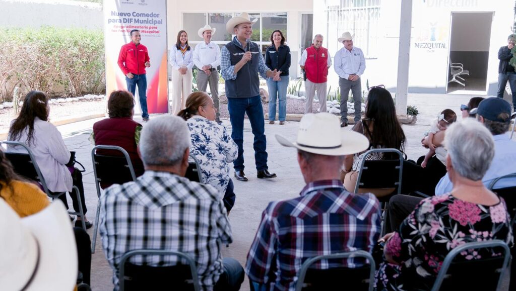 Familias de Mezquital contarán con alimentación gratuita y atención digna con nuevo comedor público que inauguró el gobernador Esteban1