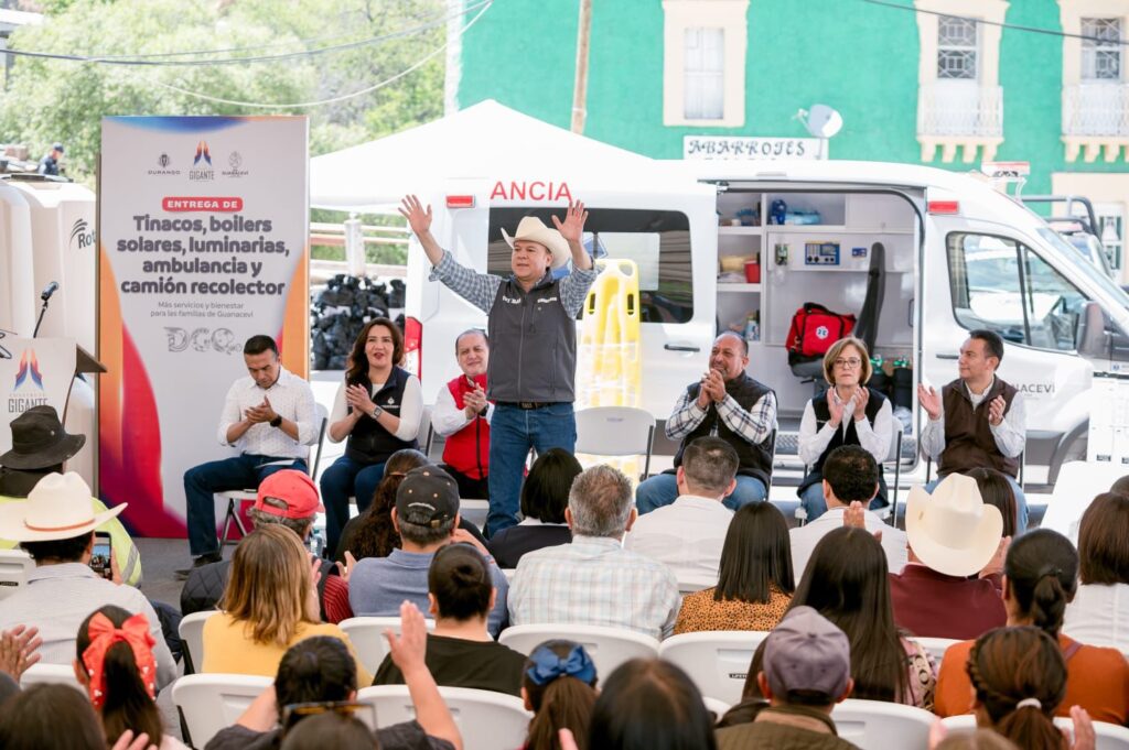 Hasta la sierra alta de Durango, el gobernador Esteban lleva obras de agua, drenaje, pavimentación y equipamiento a Guanaceví (8)