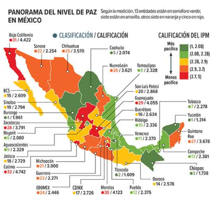 Los 61 municipios más peligrosos 1