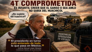 4T comprometida Infantil creer que el ganso no sabía del huachicol