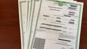 FECCED DETIENE EN VICENTE GUERRERO A UNA PERSONA POR VENTA DE ACTAS DE NACIMIENTO APÓCRIFAS