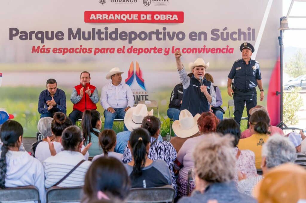 Habitantes de Súchil reconocen obras del gobernador Esteban que mejoran espacios deportivos y de convivencia para jóvenes y familias (1)
