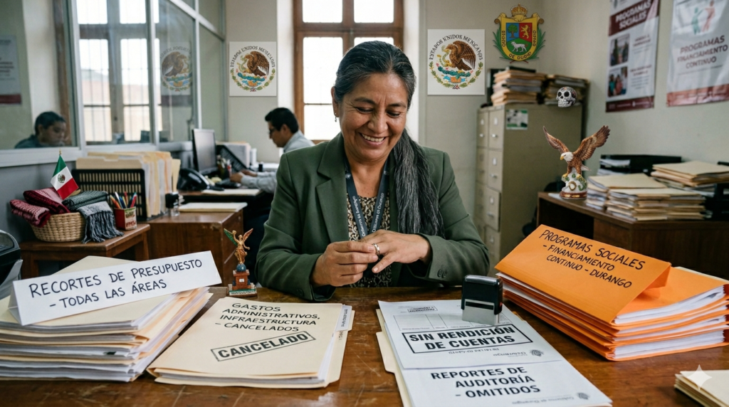 Recortes a todo, menos a programas sociales, pero sin rendir cuentas