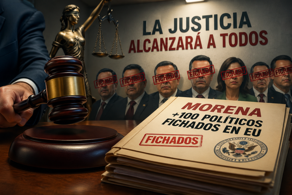 Si como dicen hay más de 100 políticos fichados en EU, los alcanzará la justicia