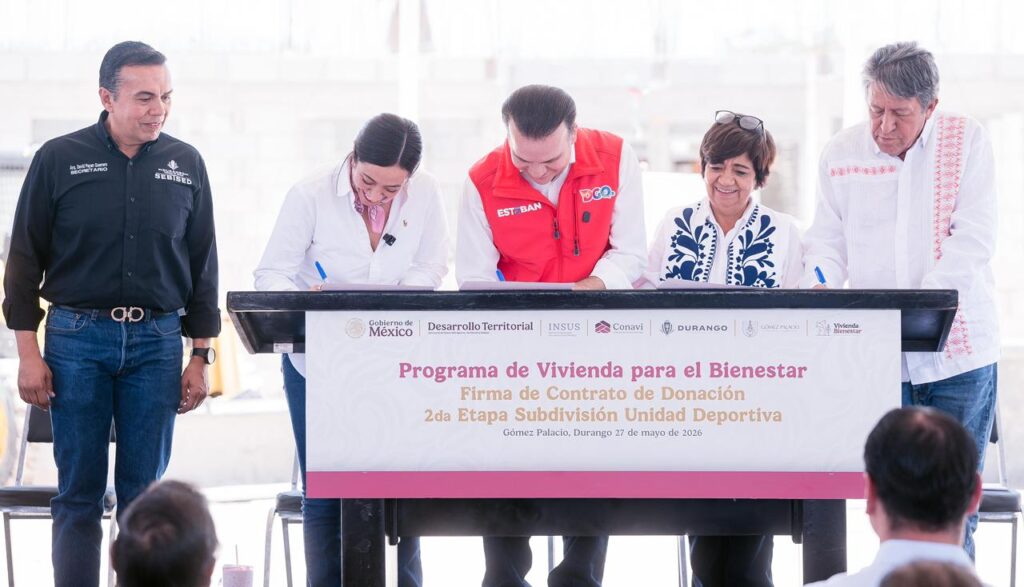 Con Vivienda para el Bienestar, más de mil familias tendrán casa digna en Gómez Palacio gracias al trabajo en equipo de Federación, Estado y Municipio (2)