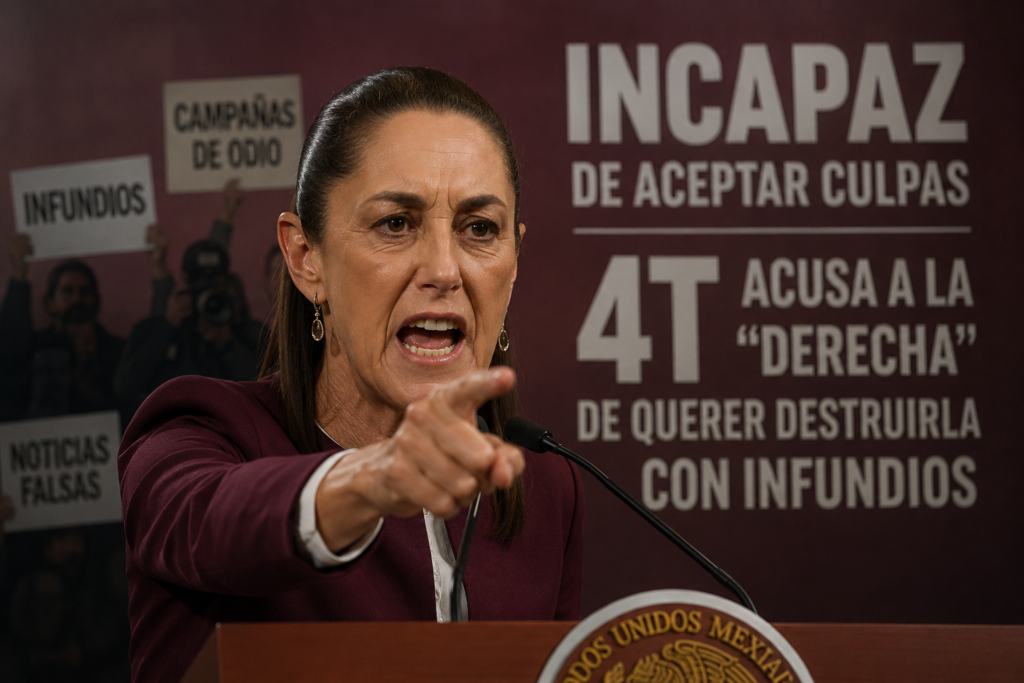 Incapaz de aceptar culpas