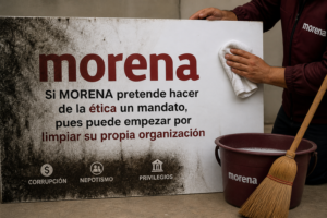  Si MORENA pretende hacer de la ética un mandato, pues puede empezar por limpiar su propia organización