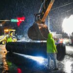 El colector pluvial Jalisco registra un 60% de avance; se realizan trabajos nocturnos y aun bajo la lluvia (2)