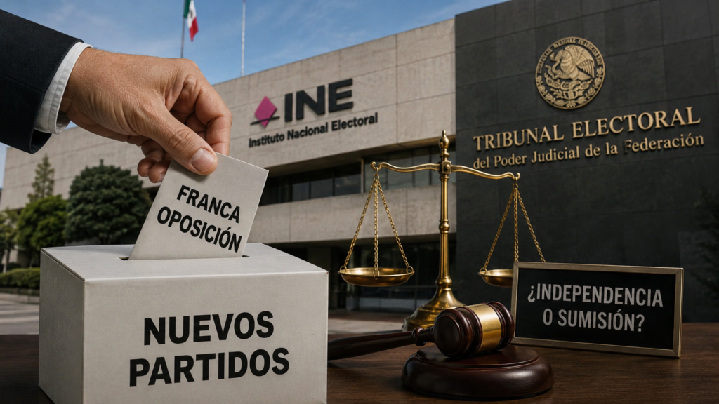 La creación de nuevos partidos, uno por lo menos de franca oposición,