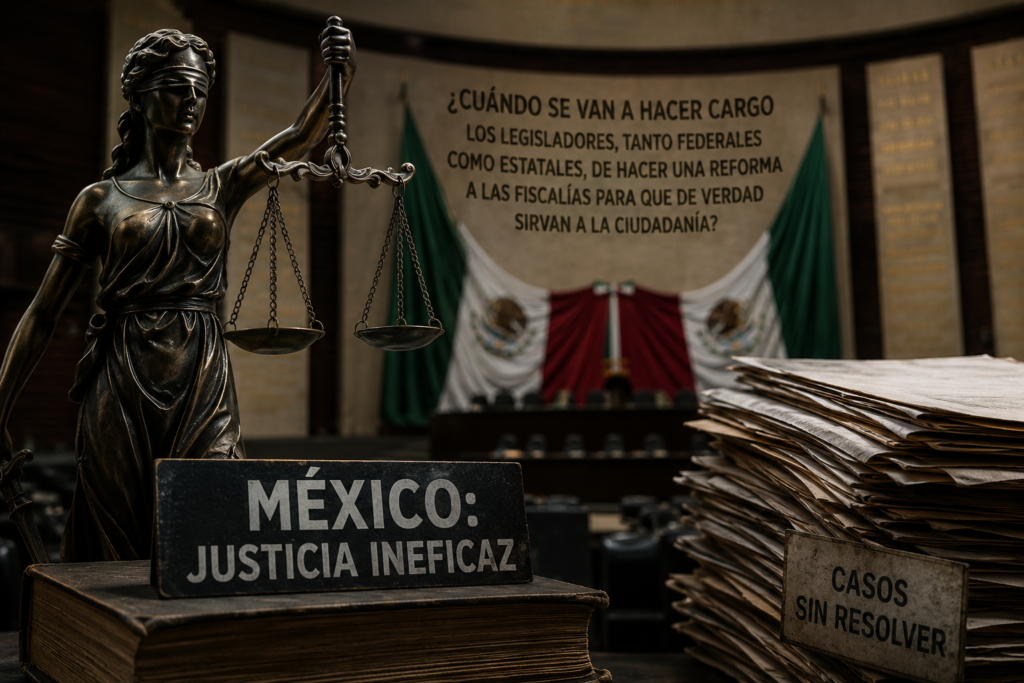 México Justicia ineficaz