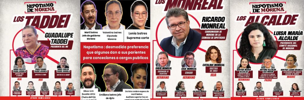 Nepotiamo en el gobierno de Mexico