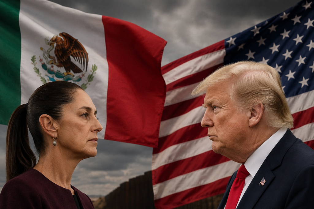 No la tiene fácil la presidenta Sheinbaum frente a su homólogo de EU. Donald Trump
