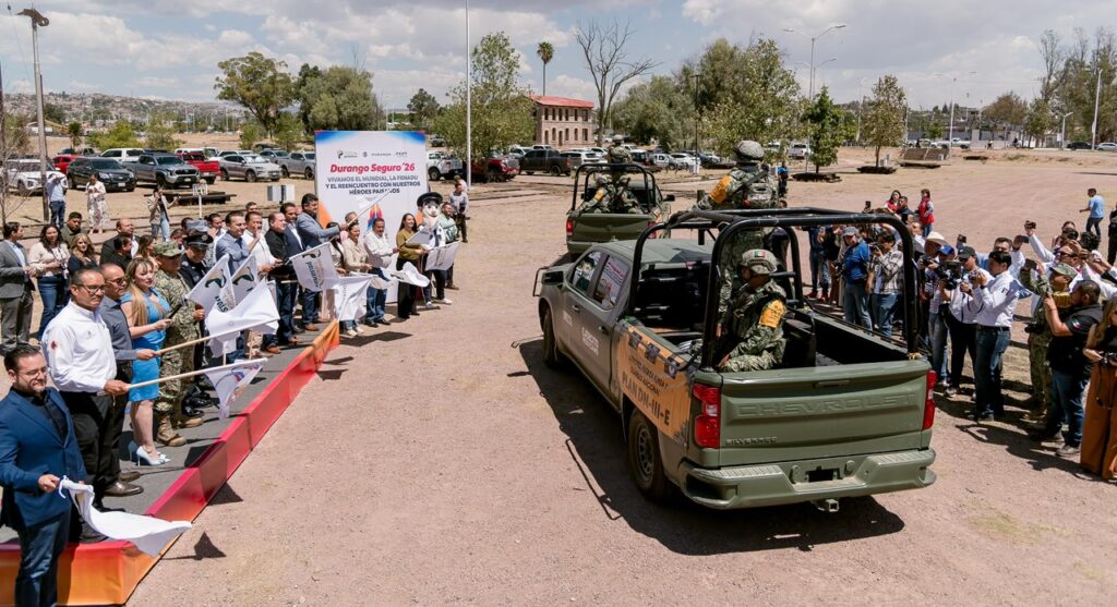 Paisanos, turistas y familias contarán con mayor seguridad durante el verano; arranca gobernador Esteban operativo Durango Seguro 2026 (1)