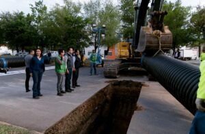 Adiós a las inundaciones en las zonas de la Jalisco y Camino Real; el Colector Pluvial Jalisco alcanza un avance del 90% (8)