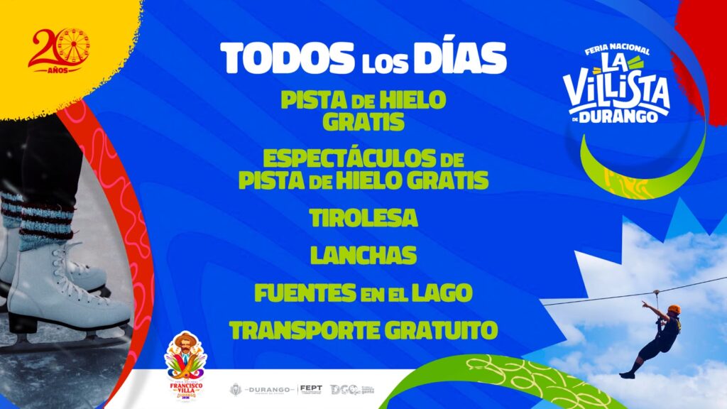 Con transporte gratuito, pista de hielo y múltiples atracciones sin costo, hoy arranca La Villista 2026; el gobernador Esteban invita a disfrutarla en el 20 aniversario (4)