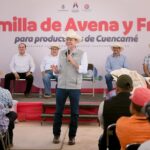 Cuencamé recibe 90 toneladas de semilla de avena, 50 de frijol y 40 de suplemento alimenticio para mejorar la producción del campo (5)