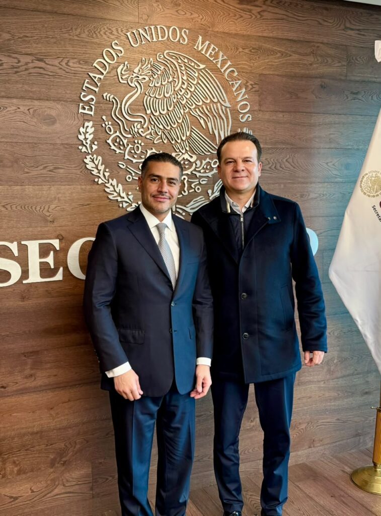 Esteban Villegas y Omar García Harfuch dan seguimiento a los acuerdos de seguridad