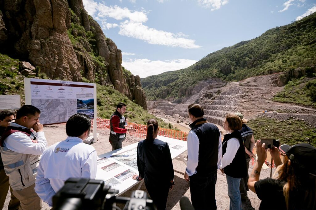 Presa Tunal II avanza; supervisan presidenta Claudia Sheinbaum y gobernador Esteban Villegas una de las obras hídricas más importantes para Durango (2)