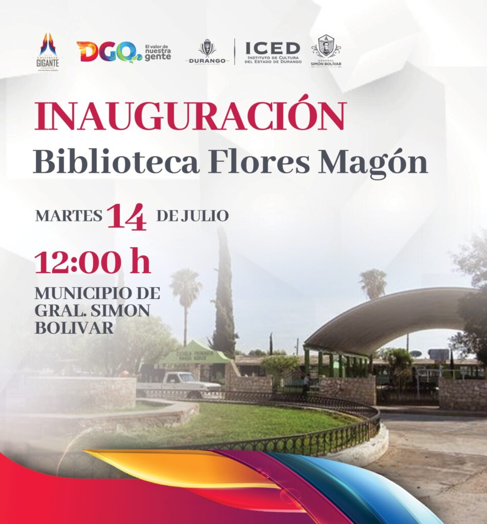 Se inaugurara la Biblioteca Flores Magón en el Municipio de General Simón Bolívar 2