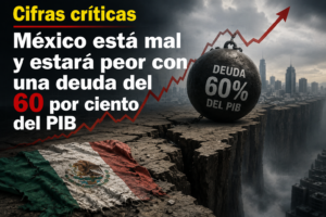 Cifras críticas México está mal y estará peor con una deuda del 60 por ciento del PIB
