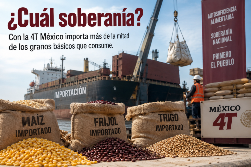 Cuál soberanía Con la 4T México importa más de la mitad de los granos básicos que consume