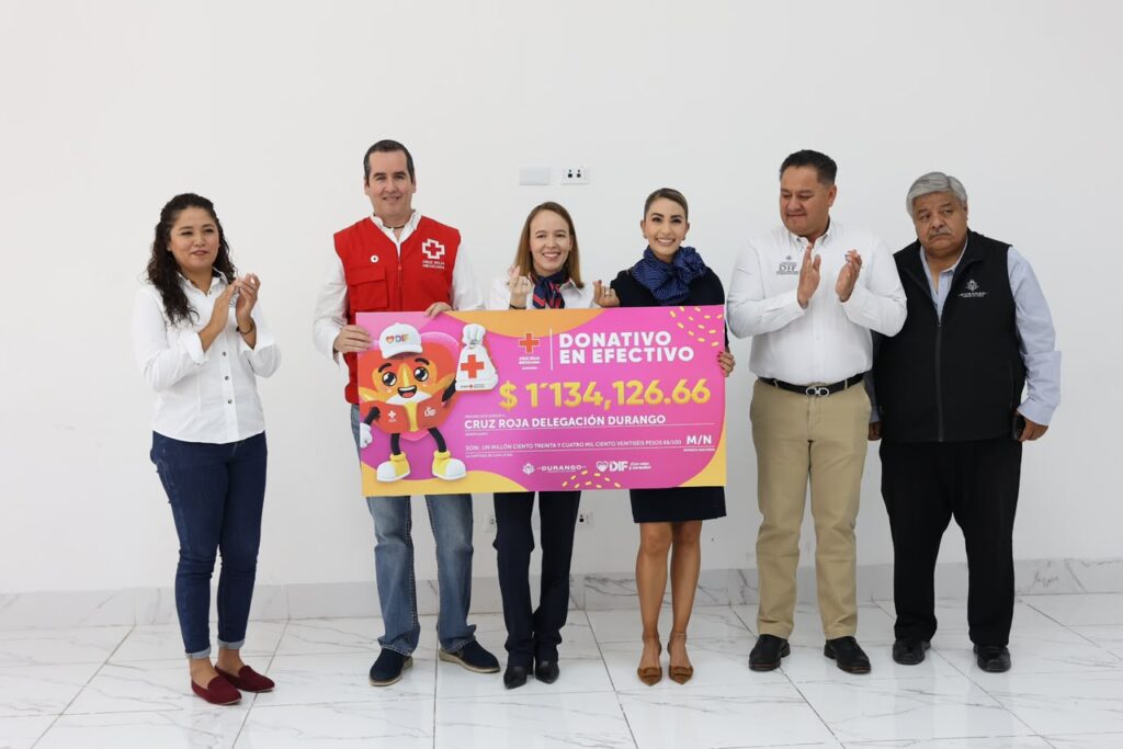 Entrega Marisol Rosso a la Cruz Roja donativo de más de 1.1 mdp, como resultado de la Colecta Anual 2026 (2)