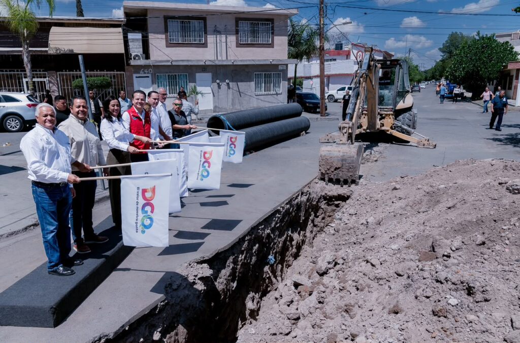 Inicia construcción de nuevo colector sanitario en Gómez Palacio para evitar colapsos del drenaje y brotes de aguas residuales (1)