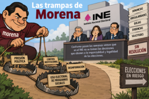 Las trampas de Morena Conforme pasan las semanas vemos que en el INE no se toman las decisiones que abonen a la imparcialidad y legalidad de las elecciones