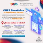 CURP Biométrico disponible en Durango, gratuito y voluntario 1