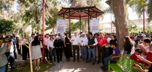 El ejido 21 de Marzo estrena plaza renovada para disfrutar en familia; Esteban y Susy cumplen compromiso con habitantes de Lerdo (5)