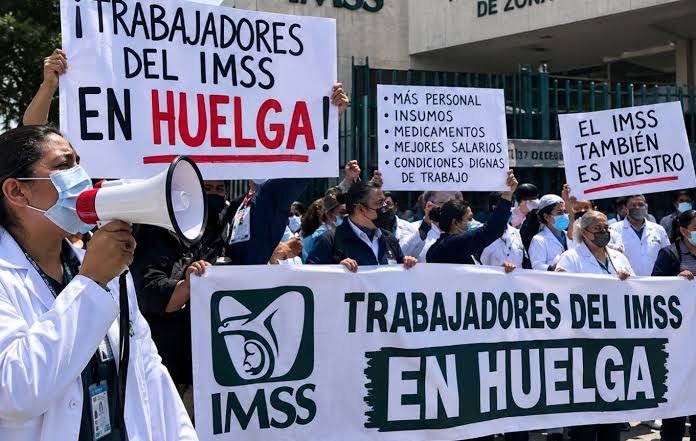 IMSS a huelgo