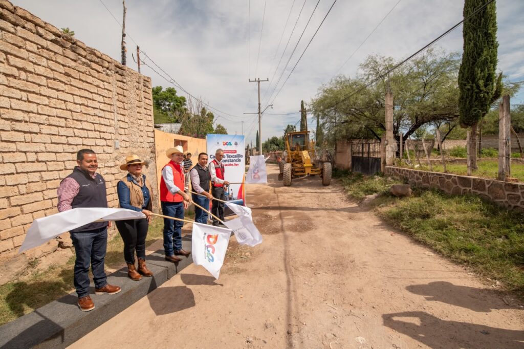 La pavimentación del camino La Constancia–Texcalillo mejorará la seguridad de los traslados y la conexión entre comunidades de Nombre de Dios (3)