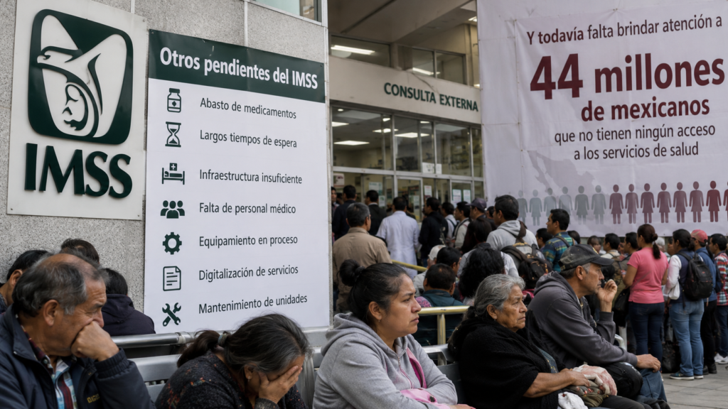 Larga espera en clínica IMSS