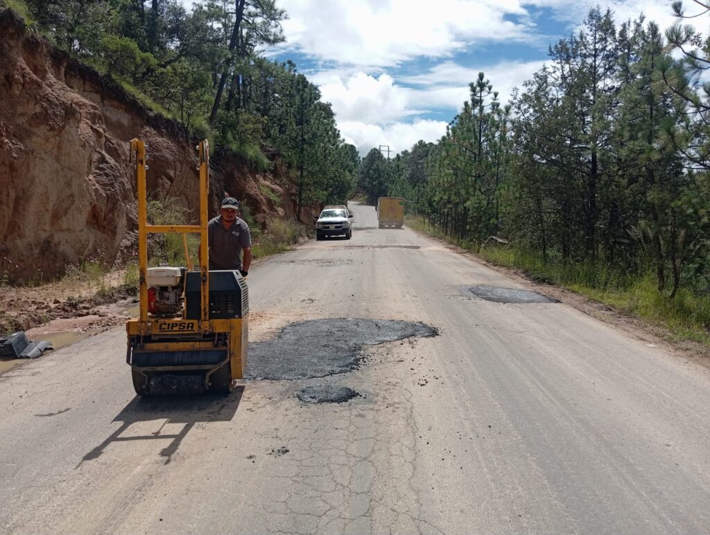 Se mejoran camino Coyotes-San Miguel de Cruces para facilitar traslados y actividad forestal (1)