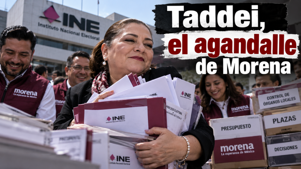 Taddei El agandalle de Morena en el INE